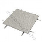 ACO TopTek SOLID AL - lemezburkolatú könnyű, bűz és vízzáró aknafedlap alumíniumból - 200x 200 mm