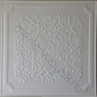 Álmennyezet polisztirolból Norma minta 50x50cm préselt hungarocell 2m2 - Fehér / 1 csomag