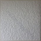 Álmennyezet polisztirolból Putz minta 50x50cm préselt hungarocell 2m2 - Fehér / 1 csomag