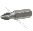 Bithegy PH2-es 25mm hosszú behajtóhegy, S2 nagyszilárdságú acélból - 1 db