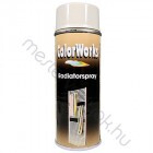 Motip Colorworks radiátorzománc spray festék, színes magasfényű aerozol - Fehér / 0.4 liter