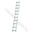 Krause tetőlétra alumíniumból, hajlított alu fokokkal - 1x 8 fokos