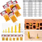 Műanyag tipli 5db-os 14x85mm-es csomózódó dűbel, üreges tégla, gipszkarton és tömör anyagokba - 1 csomag