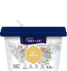 Polifarbe Platinum egyrétegű beltéri színes diszperziós falfesték - E50 Ezüst cserje / 2.5 liter