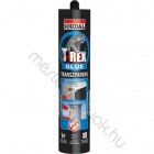 Soudal T-REXkék szerelőragasztó, szálerősített oldószermentes folyékonyszög nagy tapadóerővel - Fehér / 310 gr