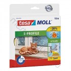 Tesa öntapadós gumi tömítő E profil 1-3,5mm-es résekbe, 6m/ tekercs - Fehér / 1 db