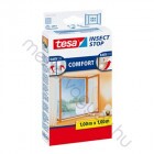 Tesa tépőzáras szúnyogháló ablakra 1x1m méretre szabható - Antracit / 1 db