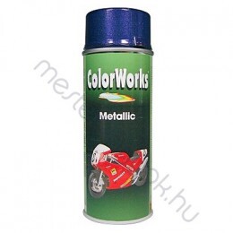 Motip Colorworks Metallic spray akrilfesték, színes metál hatású aerozol - Lila 585