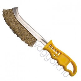 Hardy drótkefe egysoros, műanyag hajlított nyelű