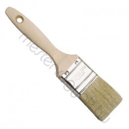 Ecset 50tip. ExtraDupla TOP90 lapos natúrfa nyéllel, hosszú prémium minőségű finom sörte szőrrel