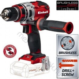 Einhell TE-CD 18 Li Brushless SOLO szénkefe nélküli akkus fúró, csavarozó gép, 60NM motor, akku nélkül /4513850