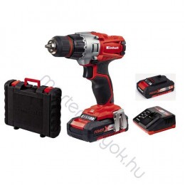 Einhell TE-CD 18/2 Li KIT Akkus Fúró-csavarozó +koffer +2db 1,5Ah 18V akkuval