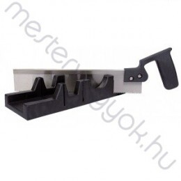 Gérvágó láda 400 Műanyag +fűrész 300x50mm-es láda  +400-as fűrész / készlet