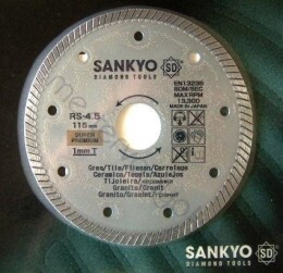 Hitachi Sankyo gyémánt vágótárcsa RS 125mm