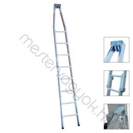 Krause ablaktisztító létra külön felső rész, 8 fokos