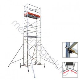 Krause ClimTec alumínium gurulóállvány, 1.50x0.75m állványmérettel