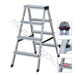 Krause Monto Dopplo két oldalon járható lépcsőfokos alumínium állólétra