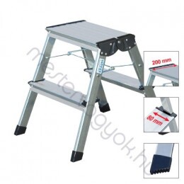 Krause Monto Treppy összecsukható, két oldalon járható alumínium fellépő létra