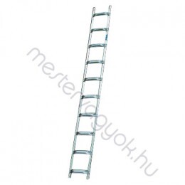 Krause tetőlétra alumíniumból, hajlított alu fokokkal