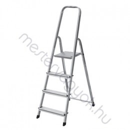 Krause Corda egy oldalon járható lépcsőfokos alumínium háztartási állólétra