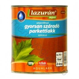 Lazurán Aqua Beltéri Parkettalakk, gyorsan száradó selyemfényű - Színtelen