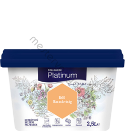 Polifarbe Platinum egyrétegű beltéri színes diszperziós falfesték - B60 Barackvirág