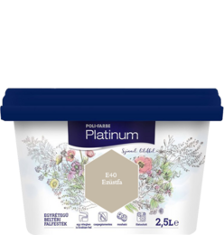 Polifarbe Platinum egyrétegű beltéri színes diszperziós falfesték - E40 Ezüstfa