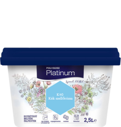 Polifarbe Platinum egyrétegű beltéri színes diszperziós falfesték - K40 Kék Szellőrózsa
