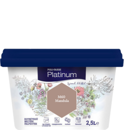 Polifarbe Platinum egyrétegű beltéri színes diszperziós falfesték - M60 Mandula