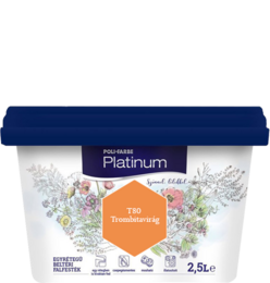 Polifarbe Platinum egyrétegű beltéri színes diszperziós falfesték - T80 Trombitavirág