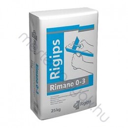 Rigips Rimano 0-3 beltéri nagyszilárdságú glettelőgipsz - Törtfehér