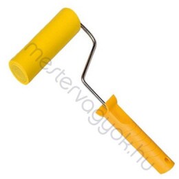 Tapéta roller élgörgő gumis 18cm-es készlet gumisfej+nyél