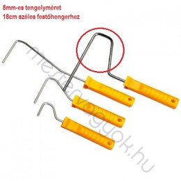 Festőhengernyél 18cm széles teddyhez 8mm átmérővel