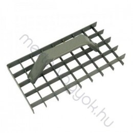 Vakolatkaparó Vakolatgyalu gumírozott nyéllel rácsos fém kivitel, falgyalulásra, kaparásra