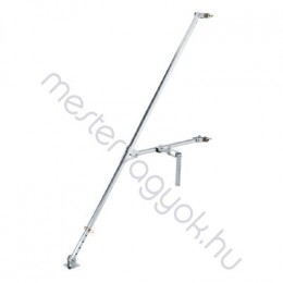 Zarges háromszög kitámasztó Z200/Z300 gurulóállványokhoz 50 mm-es alumínium csőből. Teleszkópos az egyenetlenségek kiküszöbölésére, lengő talppal.