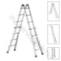 Zarges Vario B peremezett létrafokos állítható magasságú állólétra