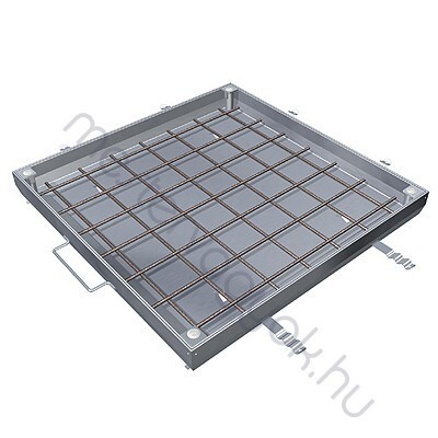 ACO TopTek UNIFACE AL - burkolható, bűz és vízzáró, alumínium aknafedlap - 200x 200 mm