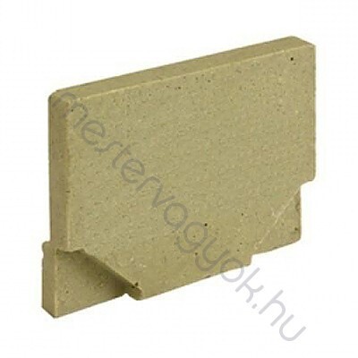 ACO SELF Highline rozsdamentes acél homloklap fix 75mm-es testhez. - 1 db