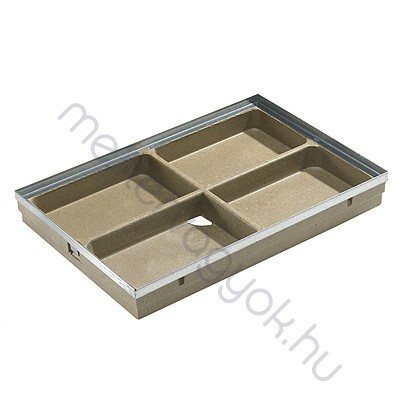 ACO SELF Vario kültéri lábtörlő tálca polimerbetonból 75x50cm - 1 db