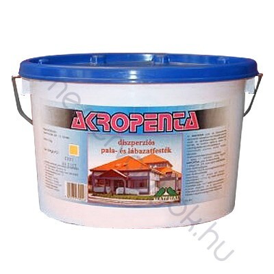 Akropenta palafesték és lábazatfesték, kültéri és beltéri vakolt és betonozott felületekre - Sötétbarna P50 / 4 liter