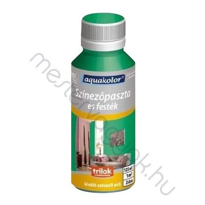 Aquakolor színezőpaszta vizes hígítású festékekhez, kötőanyagtartalommal - Napsárga 401 / 0.125 liter