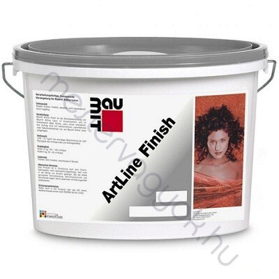 Baumit ArtLine Finish áttetsző befejezőréteg homlokzati lazúrfesték védelmére kültéri és beltéri falakon - Színtelen / 5 liter