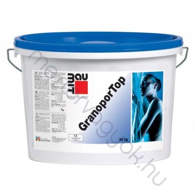 Baumit GranoporTop homlokzati szinező vakolat kapart 1,5mm-es, I. színcsoport 9,8,7,6-os végződésű színek - Színes / 25 kg