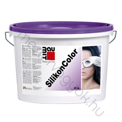 Baumit SilikonColor szilikon homlokzatfesték, III. színcsoport, 2-es végződű színek - Színes / 5 liter