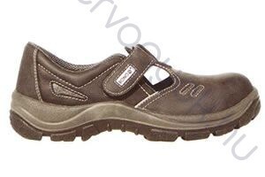 Munkavédelmi szandál Bono (S1), fekete bőr - 48 -as