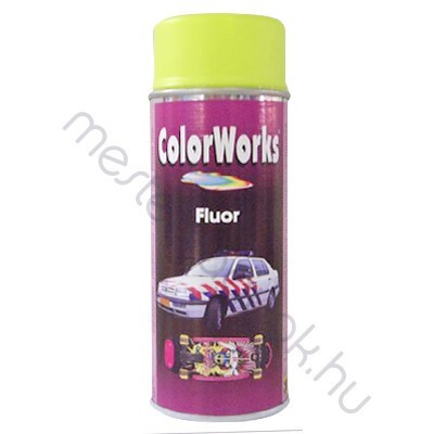 Motip Colorworks Fluor spray akrilfesték, színes neon aerozol - Kék / 0.4 liter