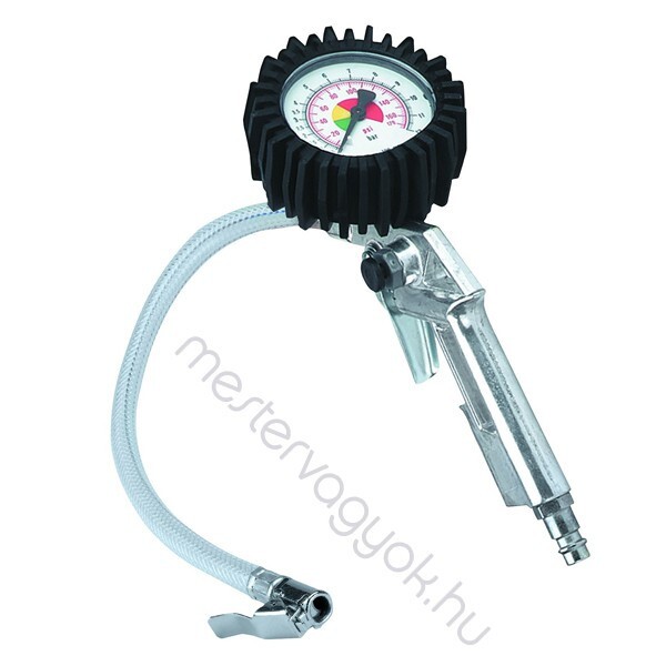 Einhell sűrített levegős gumiabroncs tömlőpisztoly nyomásmérővel - 1 db