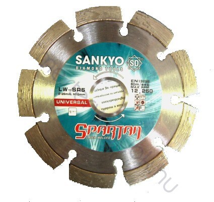 Hitachi Sankyo gyémánt vágótárcsa LW-SR SPARTAN 125mm - 1 db