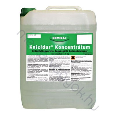Kalcidur fagyásgátló kötésgyorsító beton adalékszer - 6 kg
