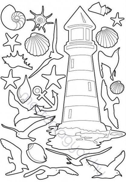 Falmatrica (faltetoválás) öntapadós faldekoráció 4 lap/csomag 50x35cm - 5308 Kifestő / 1 csomag